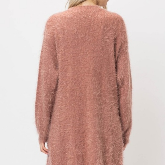 🦃🆕️Super Soft Fuzzy Knit Long Cardigan - Picture 4 of 6